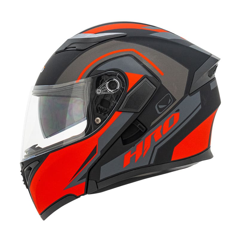 CASCO HRO HRO-3400DV GERAL MATE NEGRO ROJO – American Motos Colombia