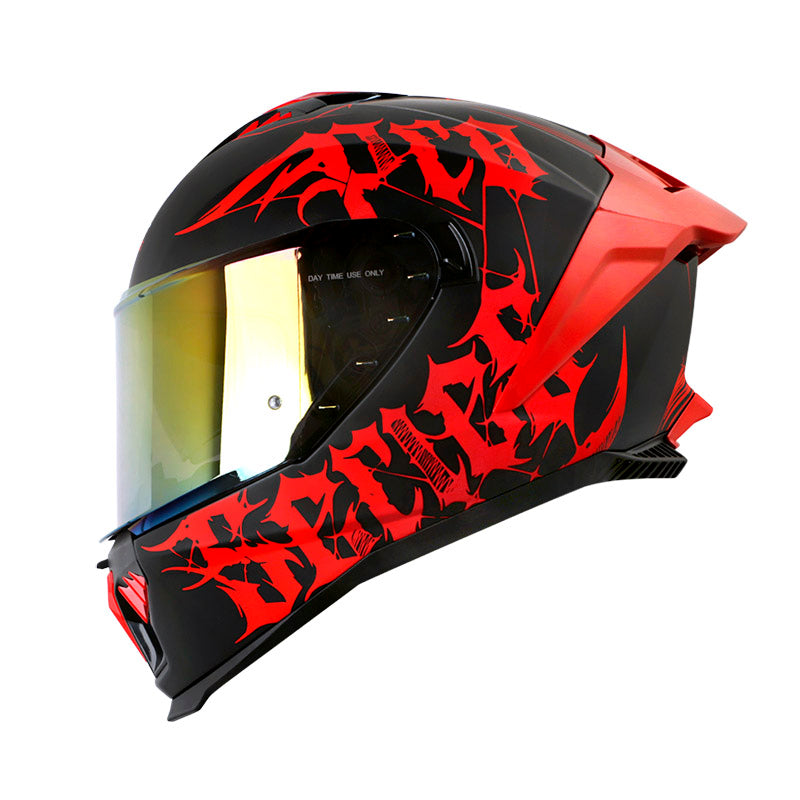 CASCO SHAFT SH-611RS PRO DARK LAB MATE NEGRO ROJO IRIDIUM