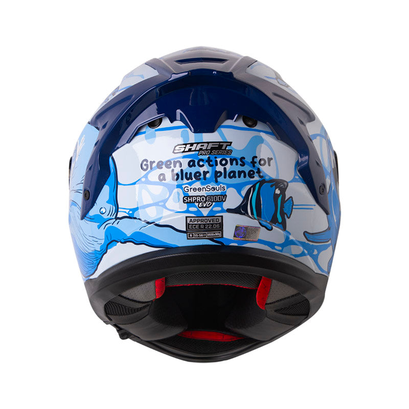 CASCO SHAFT SH-610DV PRO BLUER PLANET AZUL CLARO AZUL