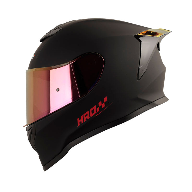 CASCO HRO HRO-506SP SOLID MATE NEGRO ROJO – American Motos Colombia
