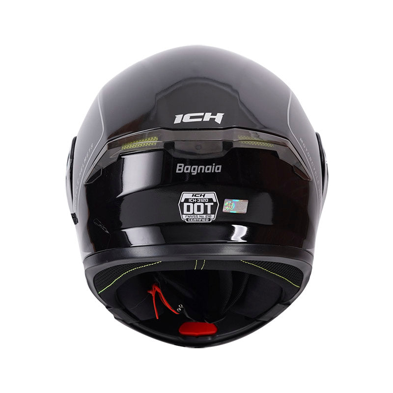 CASCO ICH ICH-3120DV BAGNAIA BRILLANTE NEGRO GRIS VISOR PLAT