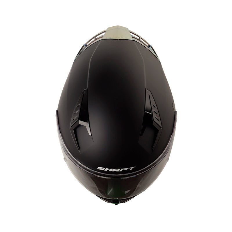 CASCO SHAFT SH-526SP SOLID MATE NEGRO NEGRO7 VISOR PLATA