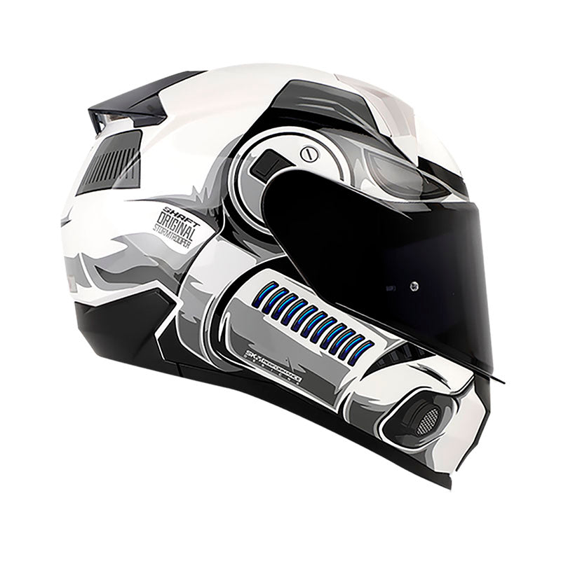 CASCO SHAFT SH-560 ORIGINAL STORMTROOPER BLANCO GRIS VISOR HUMO