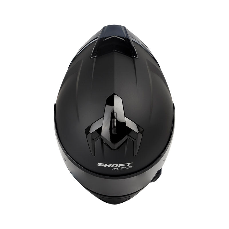 CASCO SHAFT SH-610DV PRO SOLID MATE NEGRO NEGRO VISOR HUMO