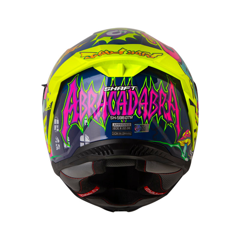 CASCO SHAFT SH-598GTR ABRACADABRA AZUL OSCURO FUCSIA IRIDIUM