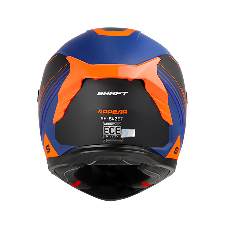 CASCO SHAFT SH-542GT APPEAR AZUL NAVY NARANJA NEON