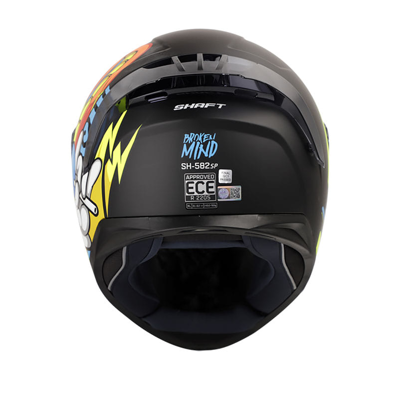 CASCO SHAFT SH-582SP BROKEN MIND MATE NEGRO AMARILLO NEON