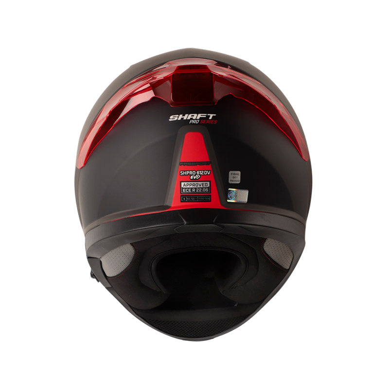 CASCO SHAFT SH-612DV PRO FREEPORT MATE GRIS OSCURO ROJO