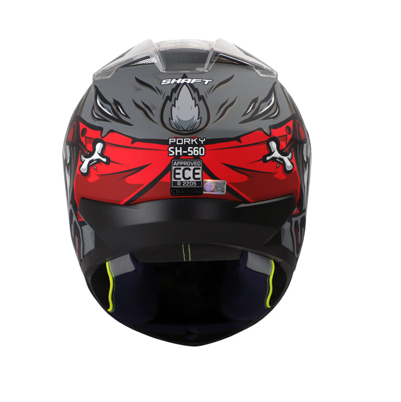 CASCO SHAFT SH-560 PORKY MATE GRIS ROJO