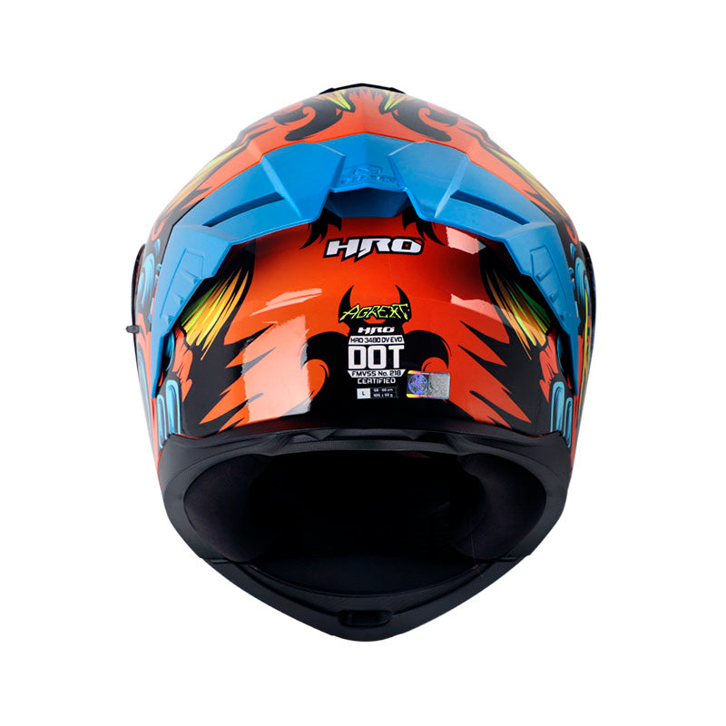 CASCO HRO HRO-3480DV EVO AGREXT NARANJA NEON AZUL IRIDIUM