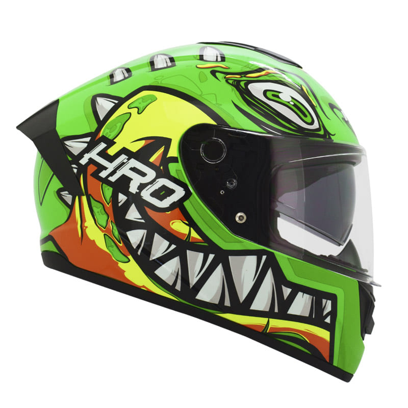 CASCO HRO HRO-518DV DONAT EVO VERDE NEON AMARILLO NEON