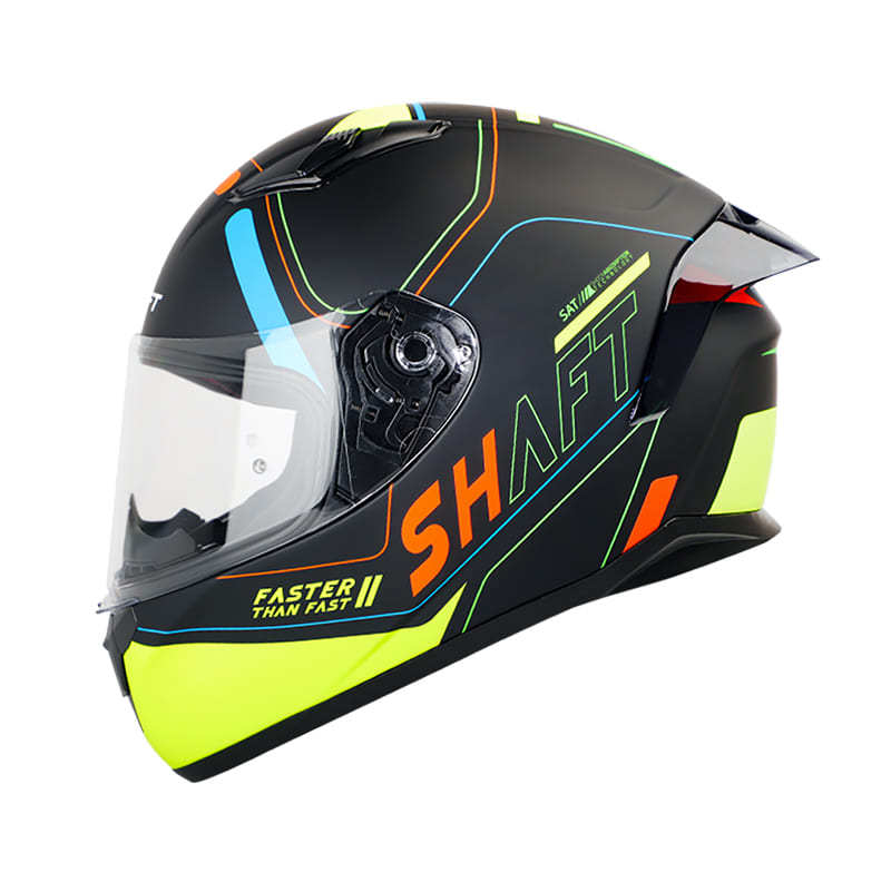 CASCO SHAFT SH-582SP FINE MATE NEGRO NARANJA NEON – American Motos