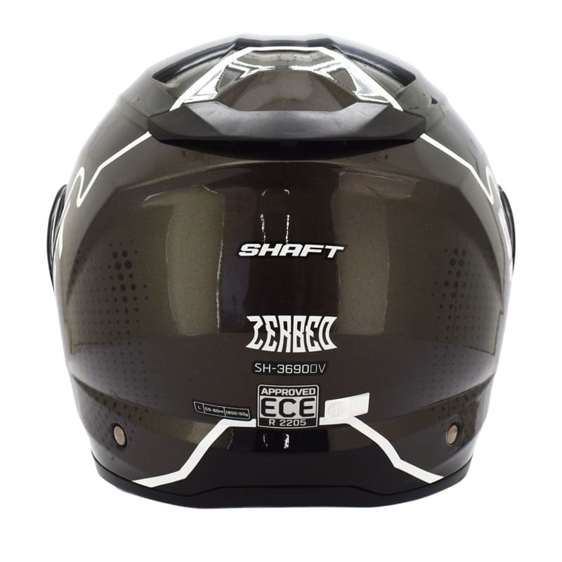 CASCO SHAFT SH-3690DV ZERBEO NEGRO BLANCO