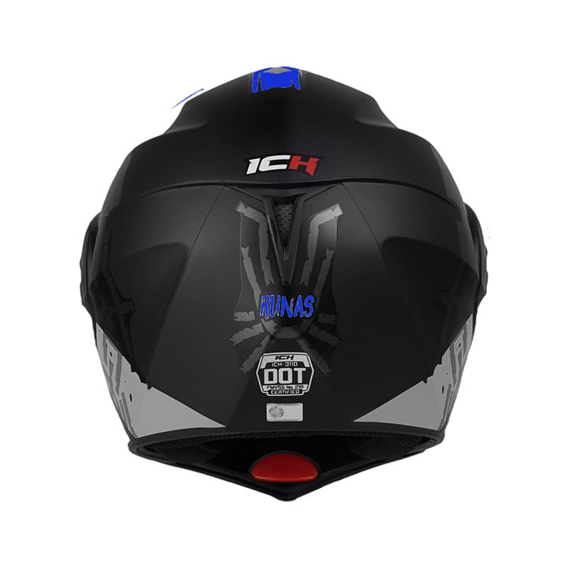 CASCO ICH ICH-3110DV RUNAS MATE NEGRO AZUL