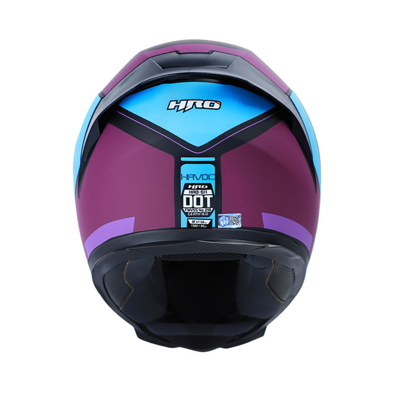 CASCO HRO HRO-511 HAVOC MATE NEGRO AZUL