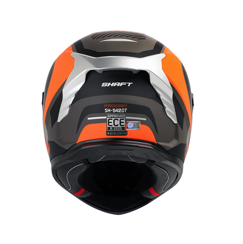 CASCO SHAFT SH-542GT PRODIGY MATE NEGRO NARANJA NEON