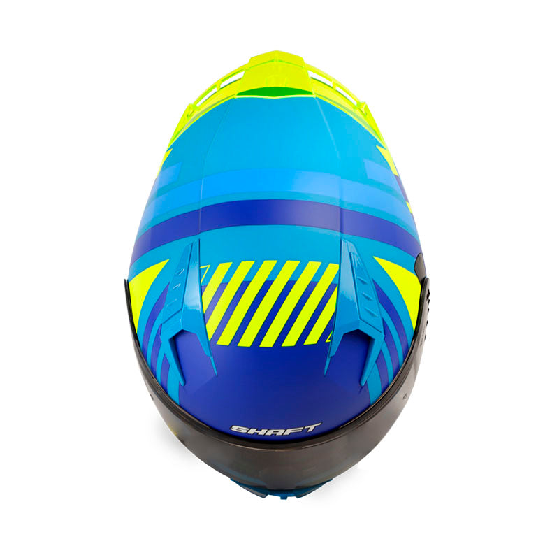 CASCO SHAFT SH-526SP VYPER MATE AZUL AMARILLO NEON HUMO