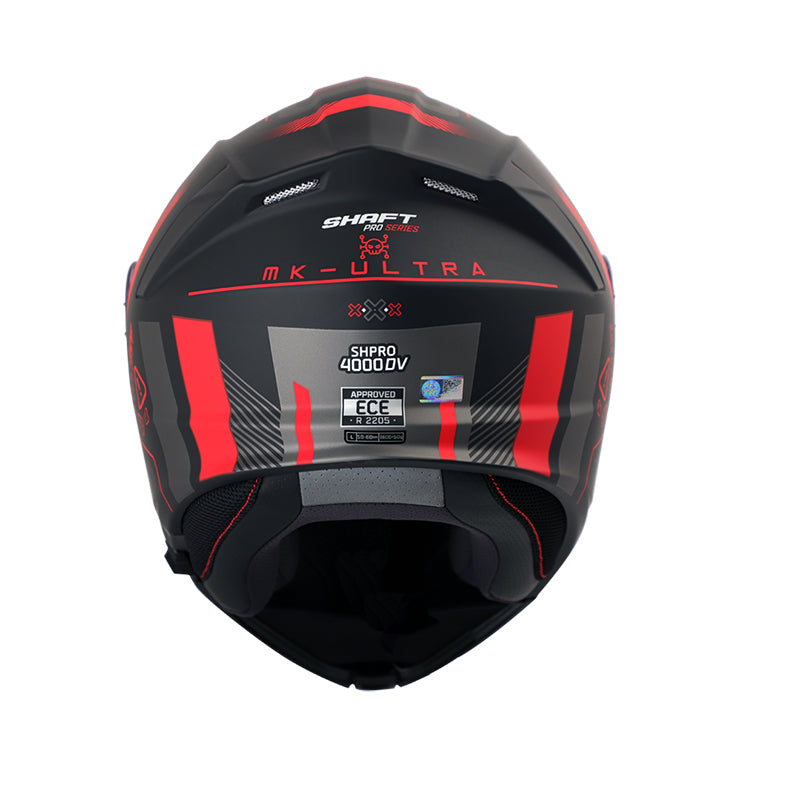 CASCO SHAFT SH-4000DV PRO MK ULTRA MATE NEGRO ROJO