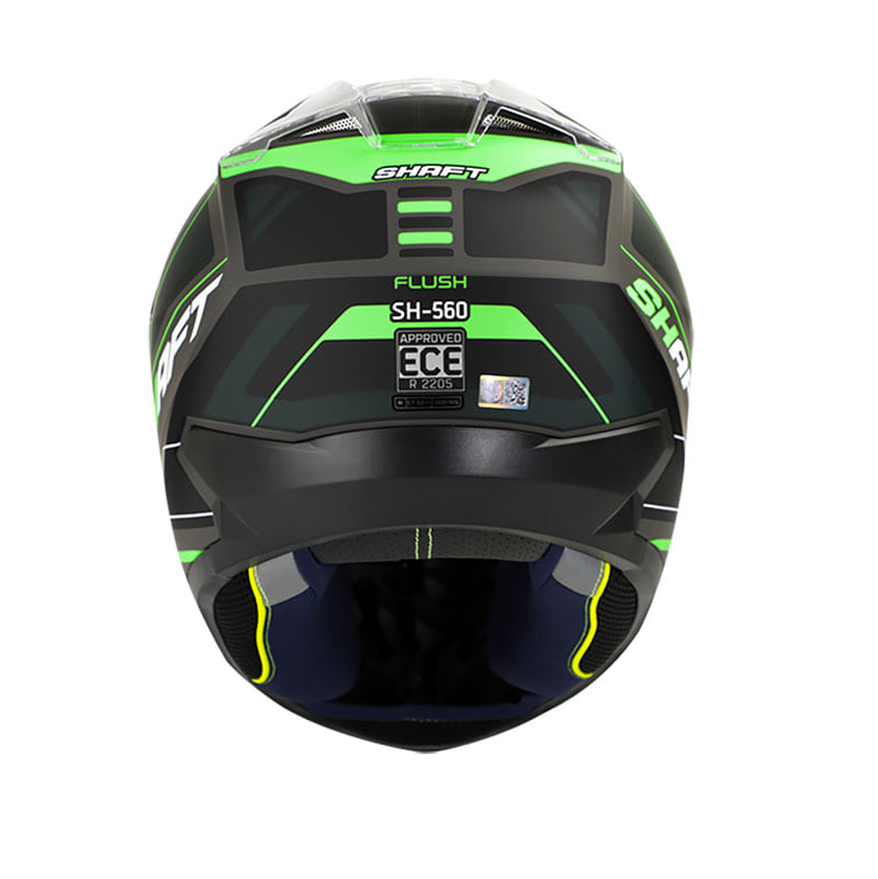 CASCO SHAFT SH-560 FLUSH MATE NEGRO VERDE NEON