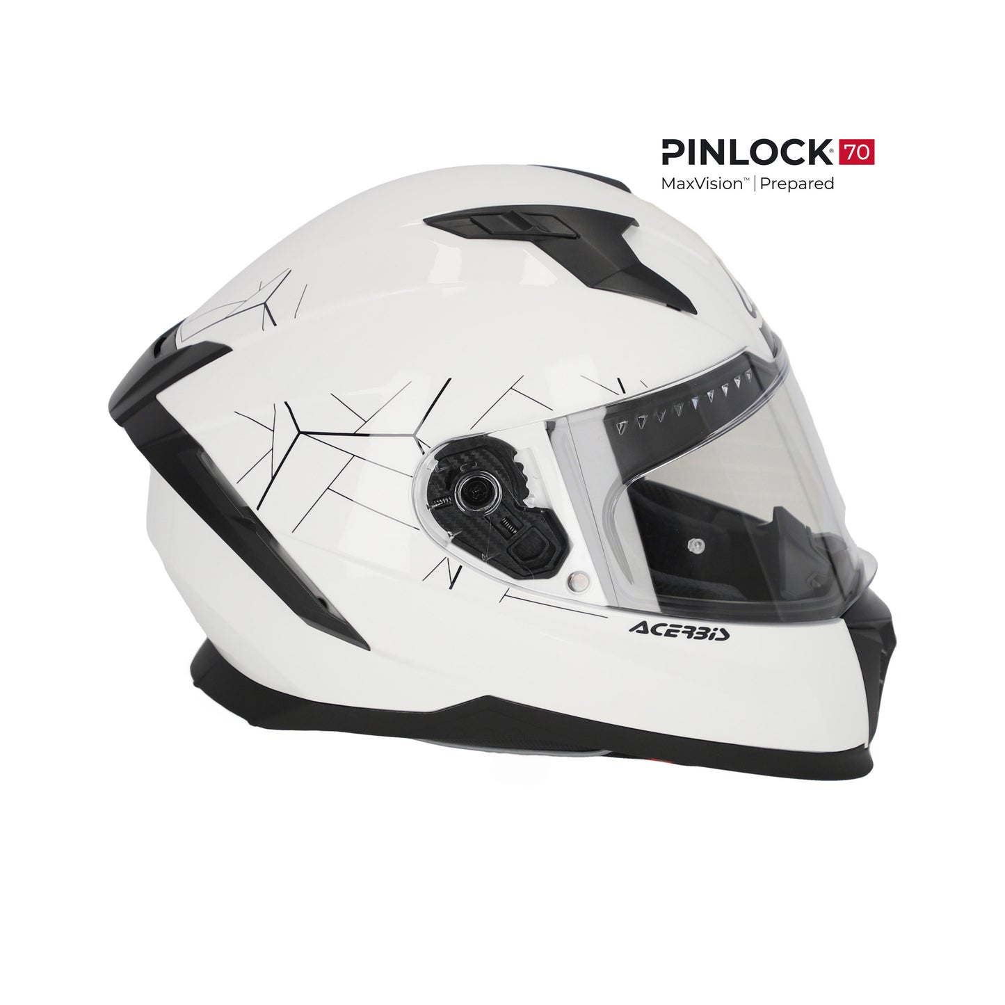CASCO ACERBIS X-WAY SOLID BLANCO