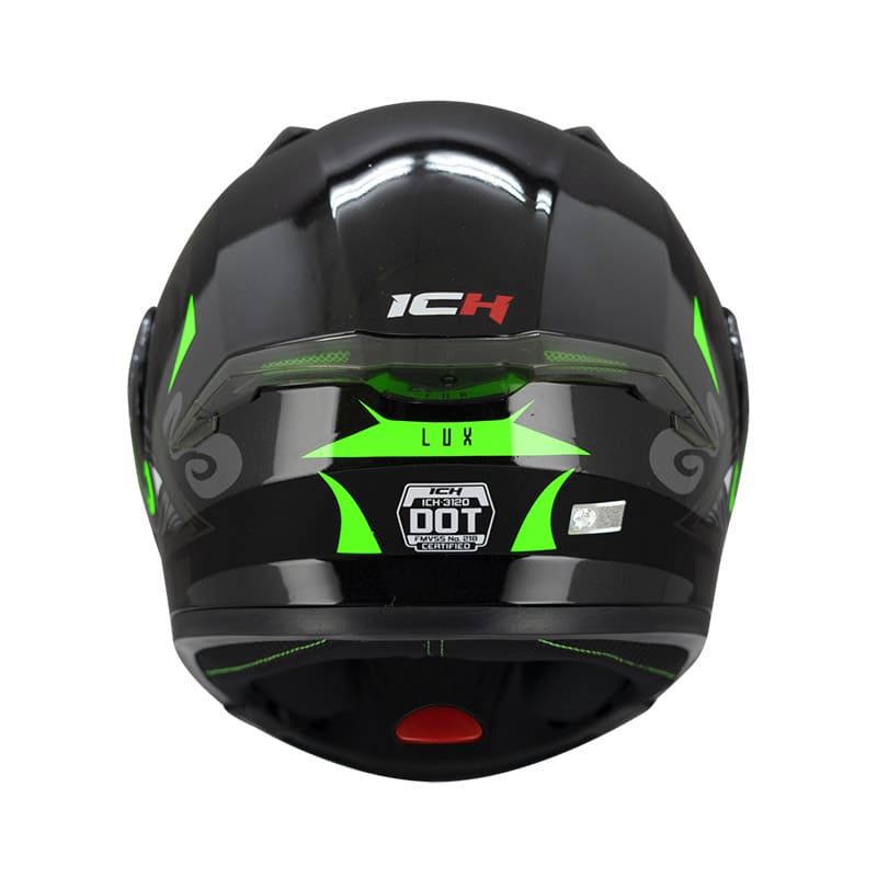 CASCO ICH ICH-3120DV LUX NEGRO VERDE NEON