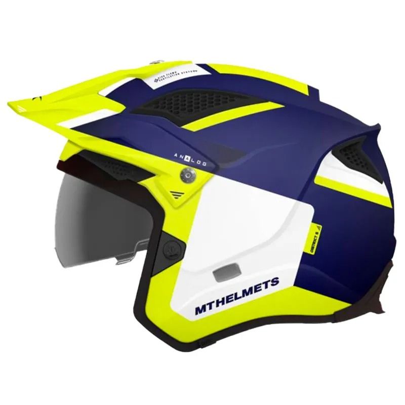cascos mt helmets colombia CASCO MT DISTRICT SV ANALOG AMARILLO NEON – American Motos Colombia