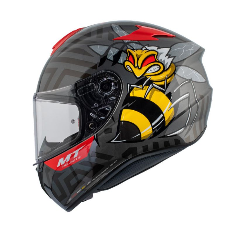 casco mt helmets precio colombia BRAKER SV CHARM B5 Gris-Rojo Mate Tienda Suzuki CASCO MT STINGER 2 ZIVZE