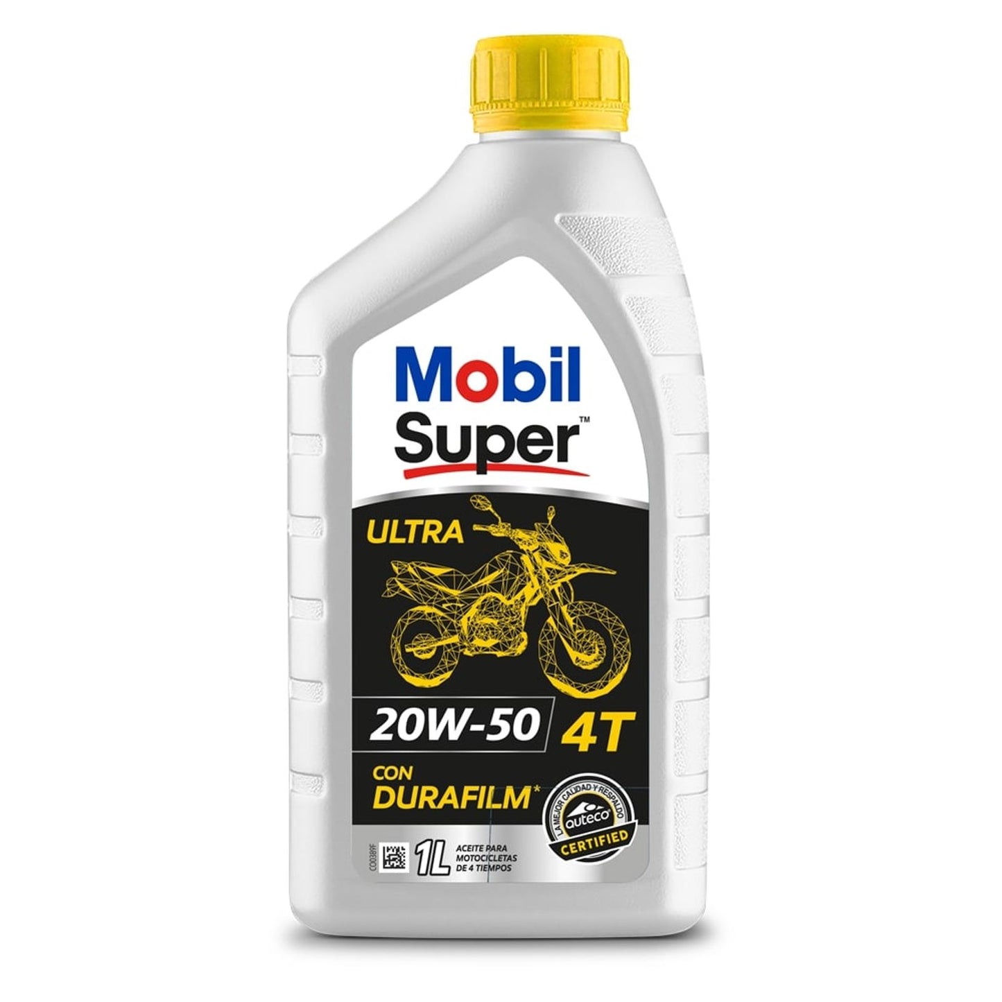 ACEITE MOBIL SUPER 20W50 AUTECO 4T 1L
