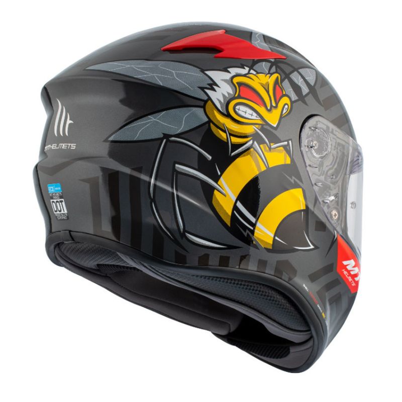 CASCO MT TARGO BEE ROJO