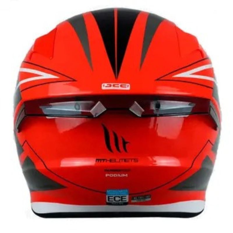 CASCO MT TARGO PRO PODIUM ROJO NEGRO