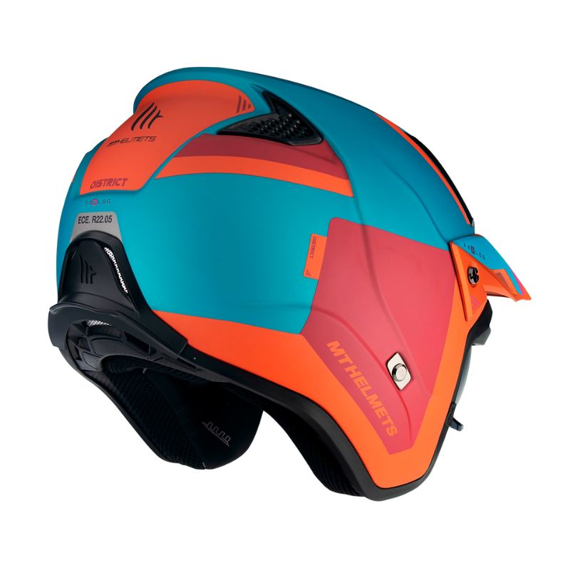 CASCO MT DISTRICT SV ANALOG NARANJA NEON