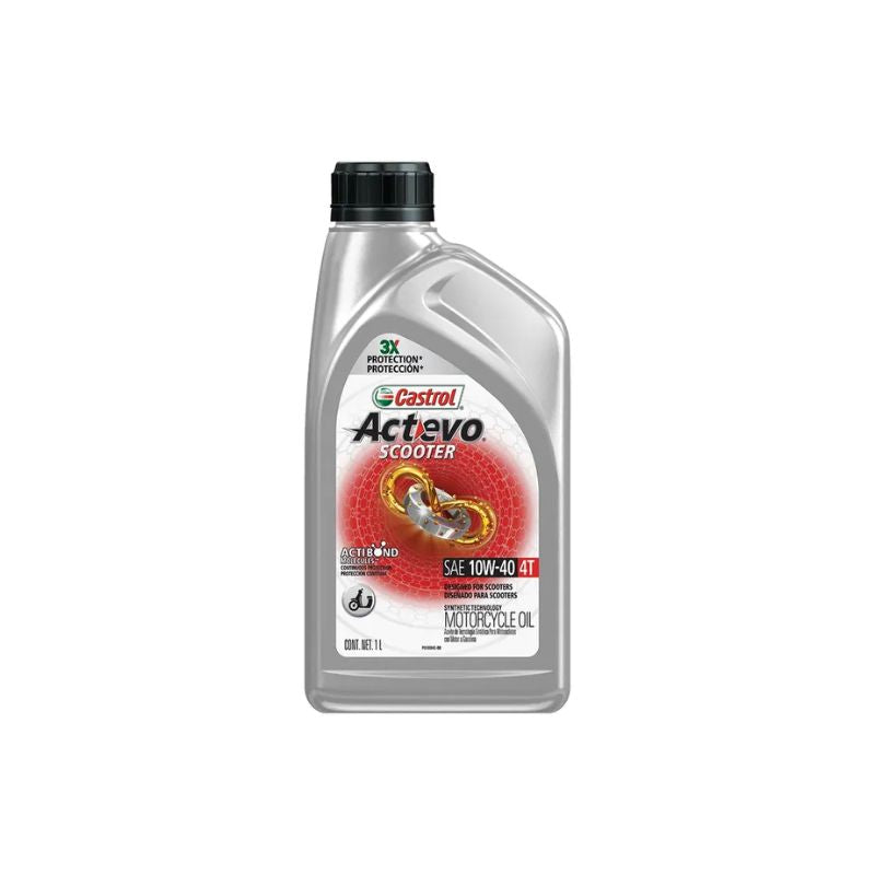 ACEITE CASTROL ACTEVO 10W40 SCOOTER 4T 1L