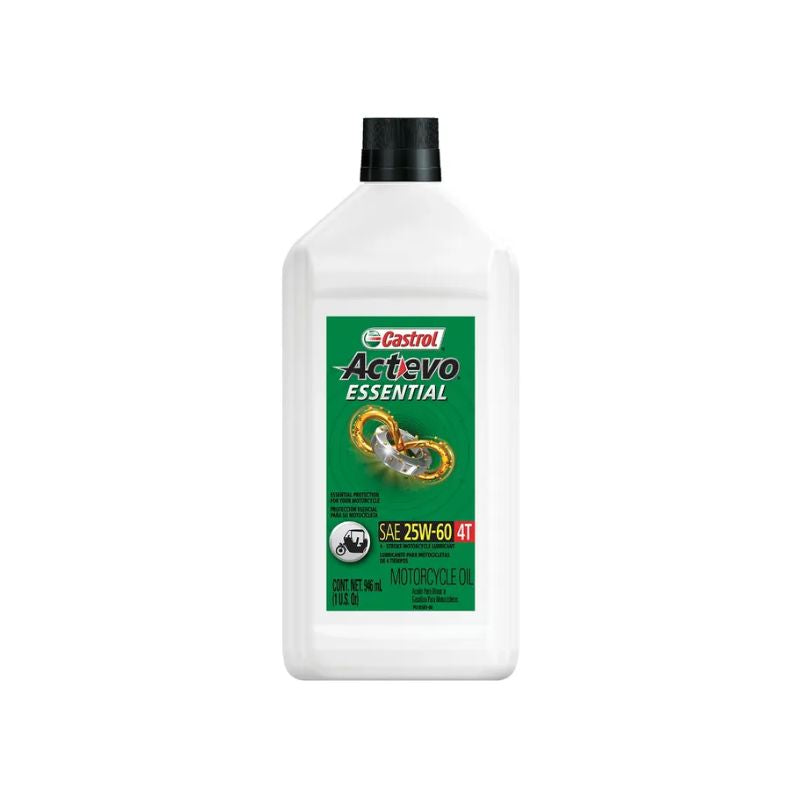 ACEITE CASTROL ACTEVO ESSENTIAL 25W60 4T 1L