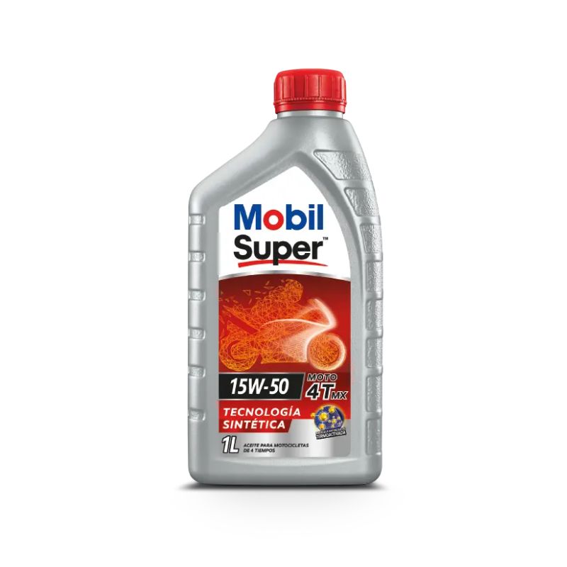 ACEITE MOBIL MX 15W50 4T 1L