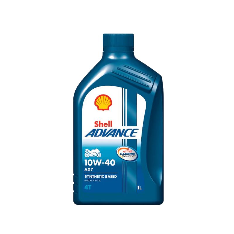 ACEITE SHELL AX7 10W40 4T 1L