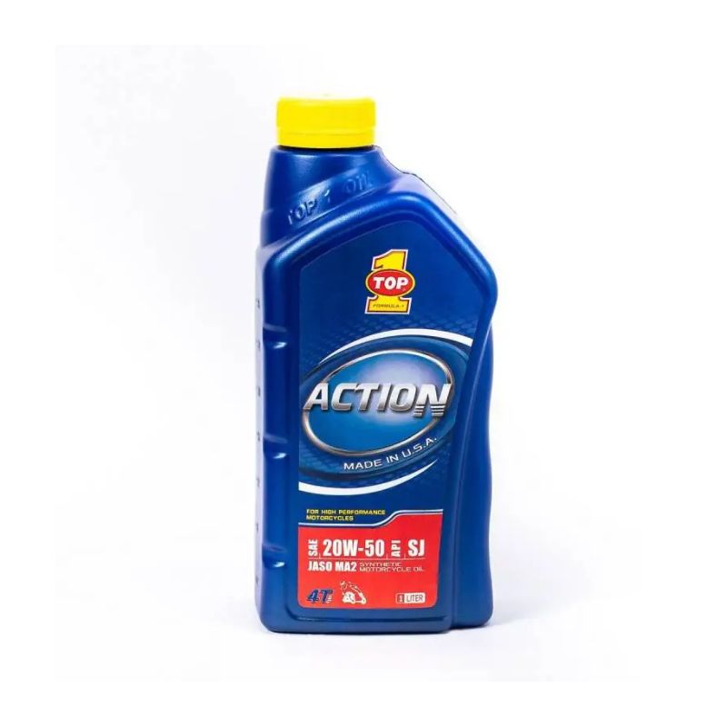 ACEITE TOP1 20W50 ACTION 4T BOTELLA