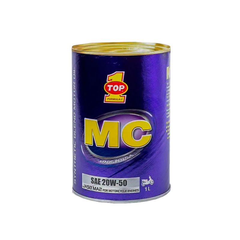 ACEITE TOP1 20W50 LATA 4T 1L