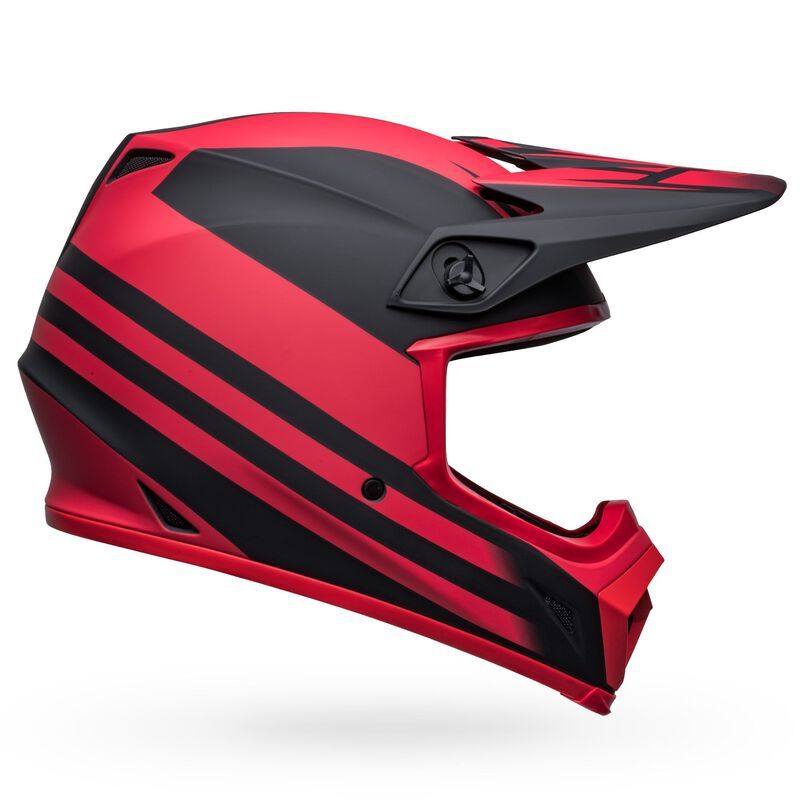 CASCO BELL MX9 MIPS DISRUPT MATE ROJO NEGRO