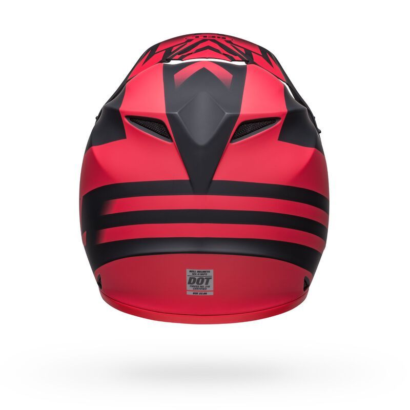 CASCO BELL MX9 MIPS DISRUPT MATE ROJO NEGRO