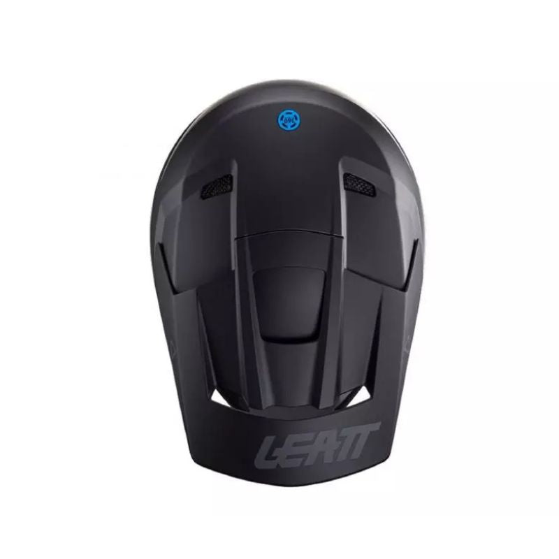 CASCO LEATT MOTO 2.5 V24 STEATLH MATE NEGRO