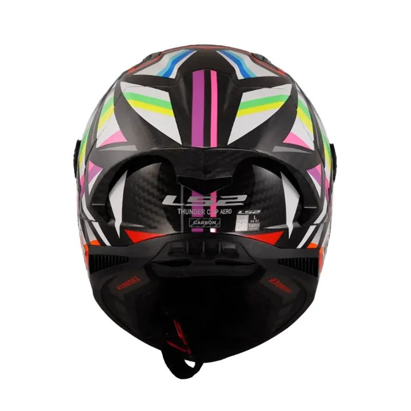 CASCO LS2 FF805 THUNDER C GP AERO FLASH BLANCO FULL COLOR