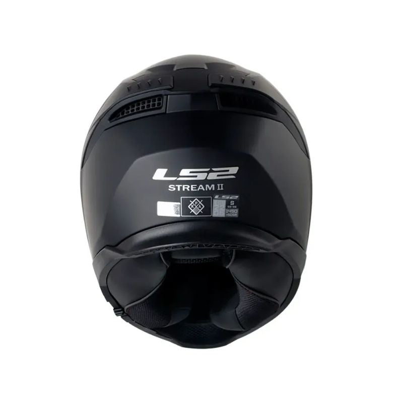 CASCO LS2 FF808 STREAM II SOLID MATE NEGRO VISOR IRIDIUM