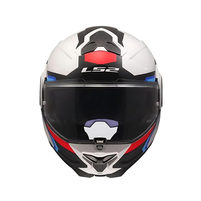 CASCO LS2 FF910 TRIPLE BLANCO AZUL