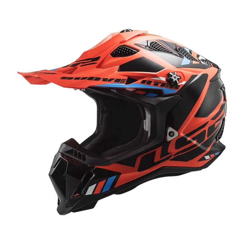 CASCO LS2 MX700 SUBVERTER STOMP NEGRO NARANJA NEON