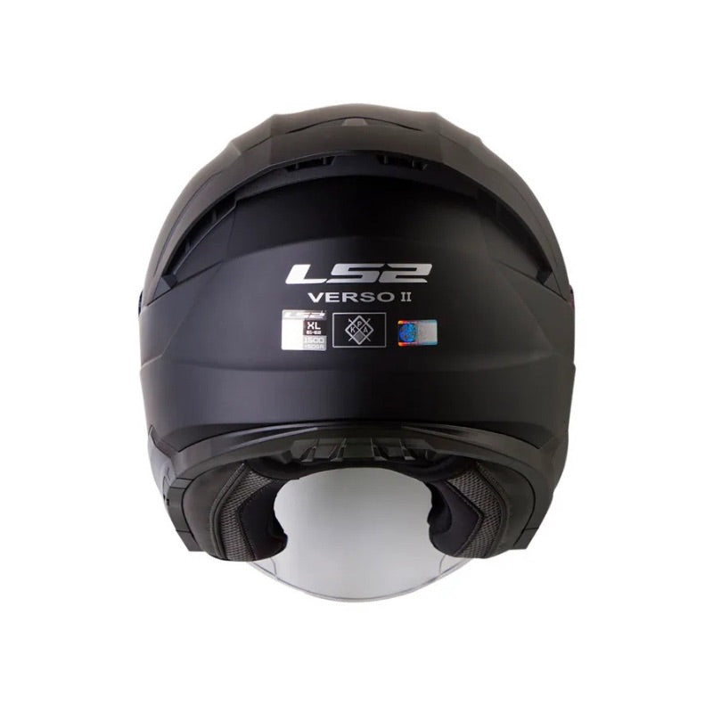 CASCO LS2 OF618 SOLID MATE NEGRO