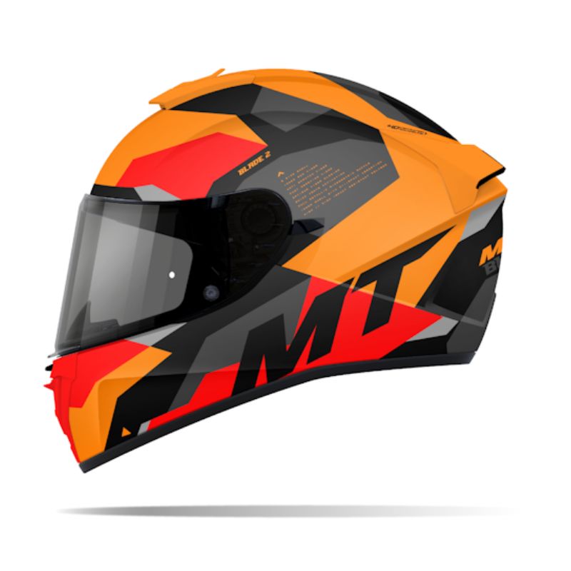 CASCO MT BLADE SV FADE MATE NARANJA – American Motos Colombia