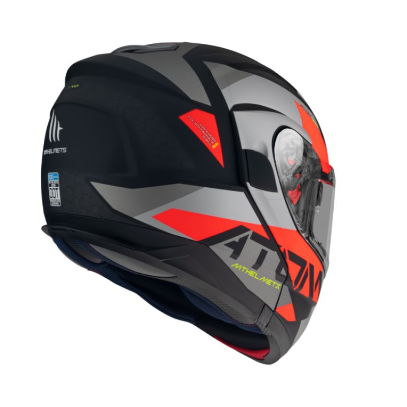 CASCO MT ATOM SV W17 MATE ROJO