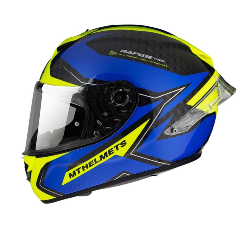 CASCO MT RAPIDE PRO MASTER CARBON AZUL