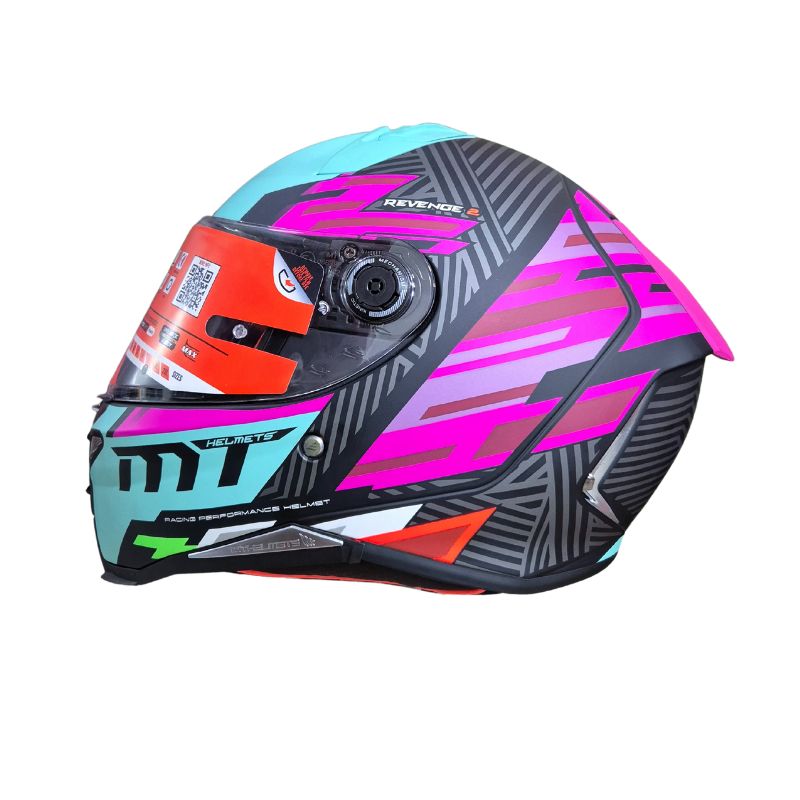 cascos mt helmets chile mujer CASCO MT REVENGE 2S BRUSH MATE MORADO NEGRO – American Motos Colombia
