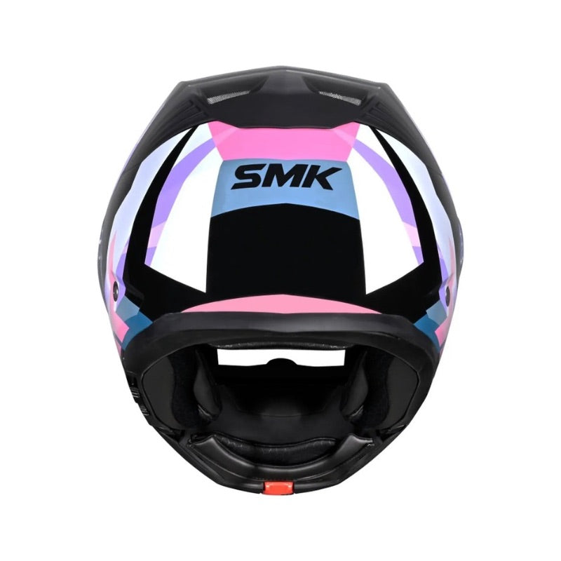 CASCO SMK GULLWING CHARGER NEGRO ROSADO